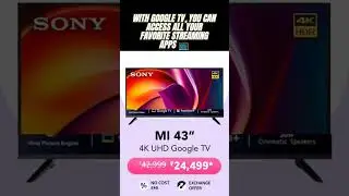 Sale on 43 Inches Televisions #shorts  #sale #amazondeals #shopping #Televisions #smarttv4k