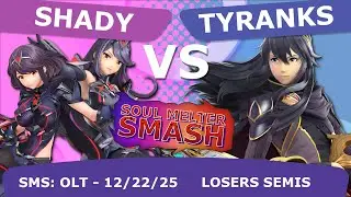Soul Melter Smash: One Last Time (полуфинал для проигравших) - Shady (Pyra Mythra) VS Tyranks (Lu...