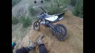Wypad na 5 moto🔥yz85 X2,MRF140RC X2, HIGHPER250🏍️ Oraz latający loncin 125😈