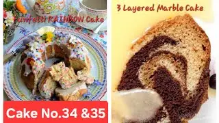 50 Flavours Eggless Teatime Cakes Series Cake No.34 &35 #teacakes #bakerssweethome #eggless