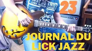 Journal du Lick Jazz 23/ in the style of Rodney Jones (Gmin7)
