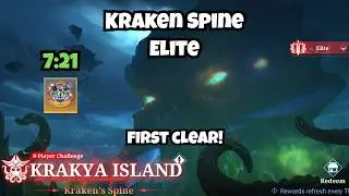 Kraken Spine Elite | First Clear Glaciette POV | Crystal of Atlan