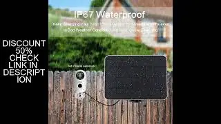 IP Security Camera Charger 3W 5V 360 Adjustable Bracket Monocrystalline Portable Solar Panel IPX6 fo