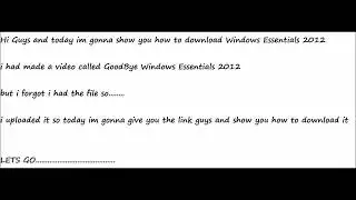 How to download windows essentials 2012