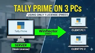 ​The Money Saver || Don't Buy Extra Licenses! Run Tally Prime on 2 PCs for FREE (Winflector Method)