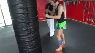 Sifu McInnes Instruction Balance, Float, Stop - Karate for Muay Thai