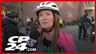 Cyclists protest new bill that would make it more difficult to install bike lanes