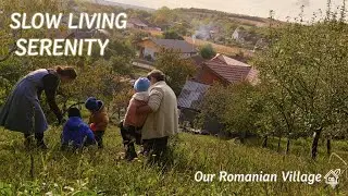 Slow Living Serenity: Baking, Sewing, & Grandma's Authentic 'Placinta' in Our Romanian Village