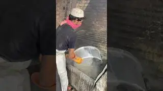 Aluminum big cooking pot making process #shorts #amazing #handmade