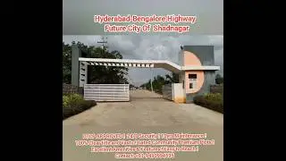 Aduri ICONIC-2@Shadnagar | DTCP Approved Venture | Gated Community Open Plots for Future Investment