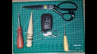 Making a Sienta V Car Keyless Leather Case