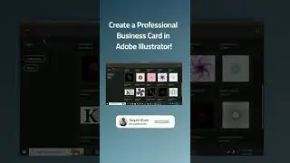 Create a Professional Business Card in Adobe Illustrator!🚀