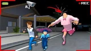 YUTA BECOMES A HEADLESS MONSTER  Chases Mio & Baby Celine😱|| Sakura School Simulator Horror Drama 👺