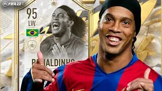 SPECTACULAR CARD, BUT..! 🤩 95 RONALDINHO FIFA 22 PLAYER REVIEW ICON MOMENTS SBC