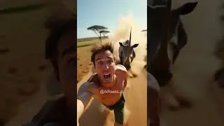 Charging Rhino Behind Me! 😱🦏 #shorts #rhino