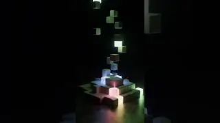 3D falling sand simulation #satisfying #simulation #render