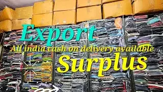 Surplus T-shirts Dry fit | Export Surplus Garment | Only Wholesale | COD Available.