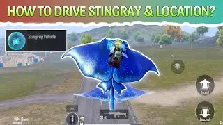 Stingray Core Vehicle Location? | How To Drive & Find Stingray Core Fish | BGMI 3.3 Update Tips!