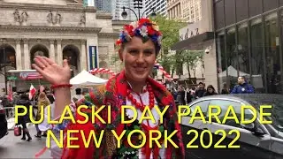 NYC Pulaski Day Parade - 85th Annual Polish American Tradition - Fifth Ave New York City Oct 2, 2022