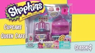 Cupcake Queen Cafe Shopkins Season 4 New Food Fair Playset