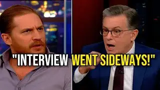 . Tom Hardy LOSES IT on Stephen Colbert During Explosive Interview!