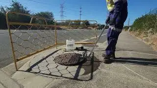 Manhole Cover Breaker Lifter With Gatic Key Opening Stormwater Lid