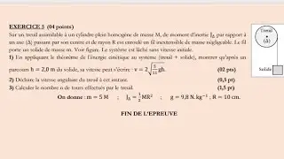 DYNAMIQUE 1&egrave;re S: mouvement mixte d'un solide (rotation + translation).