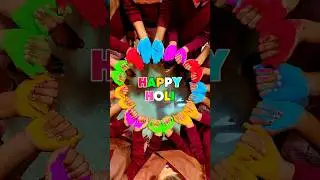 Holi Celebration in School I Happy Holi ❤️..in advance. #shorts #ytshorts #holi #happyholi #colors