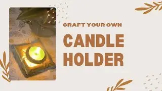 DIY Plaster of Paris Candle Holder | Easy Home Decor Craft
