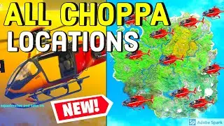 All Choppa/Helicopters Location's Fortnite Chapter 2 All NEW Choppa Helicopter Location's