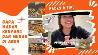 HACKS CARA MAKAN MURAH DI FOODCOURT AEON MALL | JANGAN BELI AIR MINUM DI KASIR MAHAL