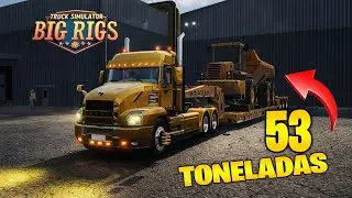 💥TRANSPORTANDO CARGA MEGA PESADA EN TRUCK SIMULADOR BIG RIGS🤯