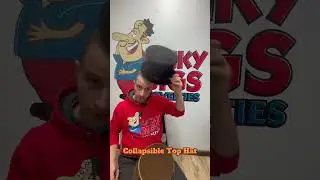 Folding collapsible top hat #cosplay #costume #halloween #funny #comic #anime #magic #magician