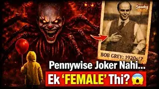 Pennywise Joker Nahi Tha&hellip; Ek Female Thi? 😱 | IT Movie Hidden Truth | Spooky Shala