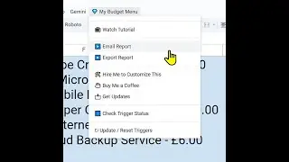 Google Sheets Advanced Budget Template - Install