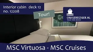 MSC Virtuosa interior cabin tour
