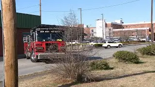 Shopping center evacuated due to gas leak investigation, no injuries, leak under repair