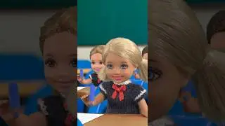 Keep your eyes on your own test, Chelsea! ✏️ #shorts #school #test #barbie
