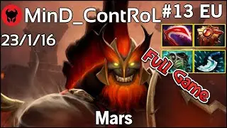 MinD_ContRoL [Liquid] plays Mars!!! Dota 2 Full Game 7.21