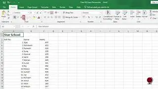 MS Excel 2019 Font Group in Home Tab in Hindi