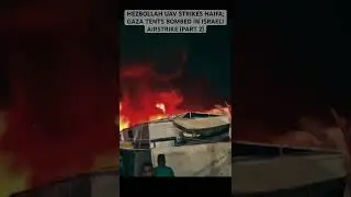 HEZBOLLAH HITS HAIFA; ISRAEL BOMBING STRIKES GAZA TENTS (Part 2)  #israel #gaza #hezbollah