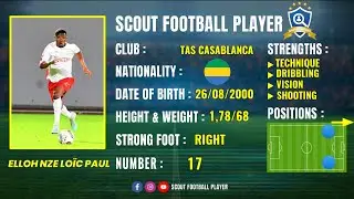 ELLOH NZE LO&Iuml;C PAUL 🔵 WINGER 🔵 TAS CASABLANCA 🔵 BEST OF 2023/22 HD