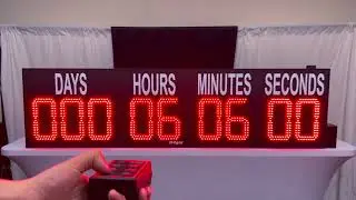 Innovative, Countdown Timer for Counting Down Special Events w/ Wireless Remote Control-DC-809T-DN-W