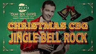 Cigar Box Guitar Christmas! How to play Jingle Bell Rock - easy & full versions