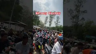 Bike Rally Bjp Party #bjp #bikerally #viralshort #youtubeshorts