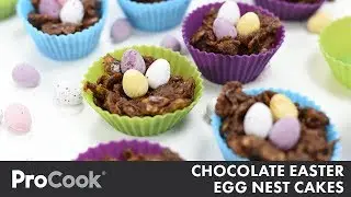 How to Make Chocolate Easter Egg Nest Cakes | Easter Recipes for Kids