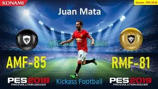 All Black to Gold Ball Downgrades || PES 2019 Official Ratings