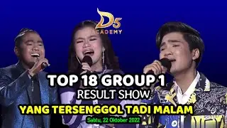 YANG TERSENGGOL DI KONSER RESULT SHOW TOP 18 GROUP 1 DANGDUT ACADEMY 5