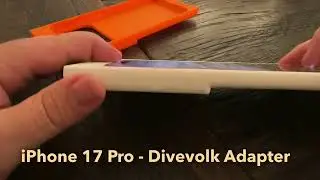 IPhone 17 Pro @Divevolk Seatouch 4 Max Plus Adapter in Cosmic Orange :-) mega!