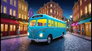 Benny Bus Magical City Ride | Fun City Adventure Song for Kids | Explore the City with Benny